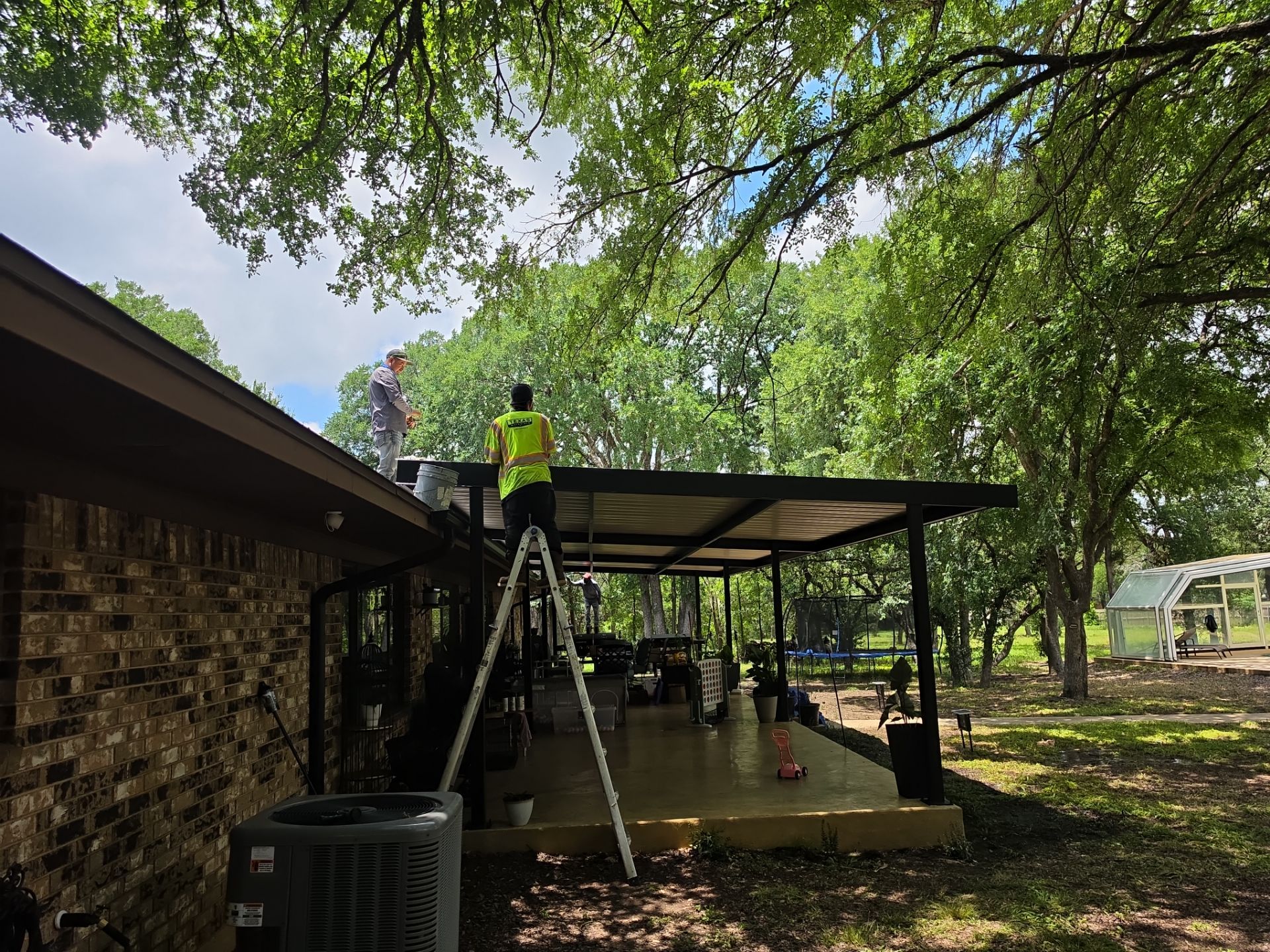 1000sf Patio Cover by REPS Austin Area Roofer