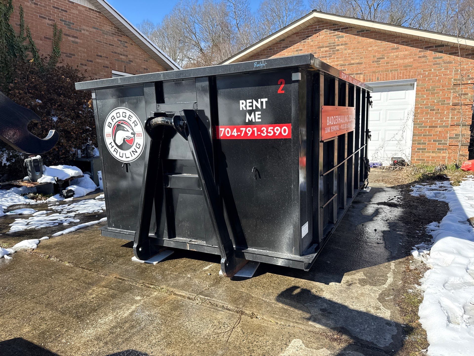 Project in Monroe by Badger Hauling