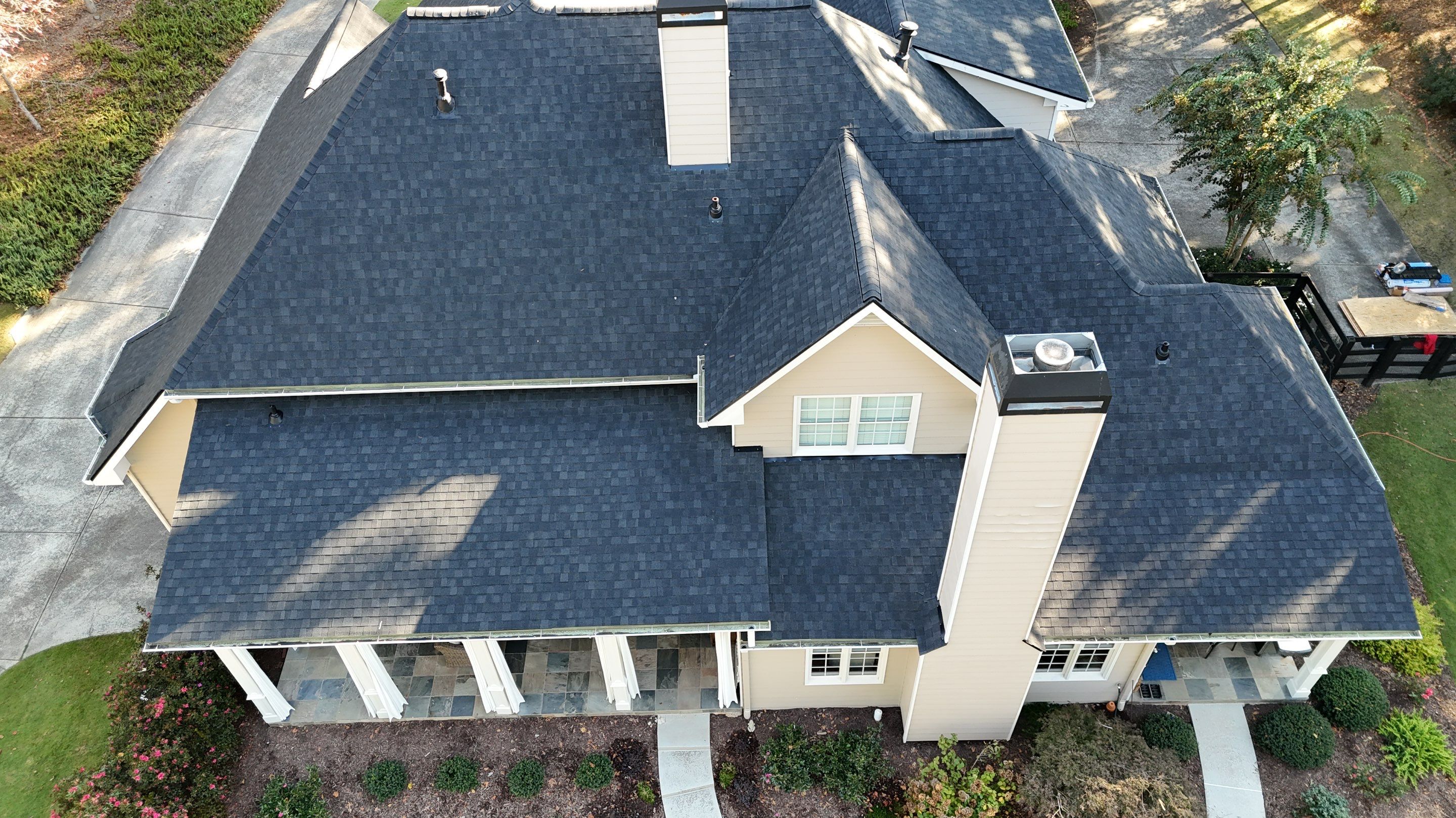 Alpharetta, GA Roof Replacement CertainTeed Landmark Pro Max Def Charcoal Black by Reset Roofing