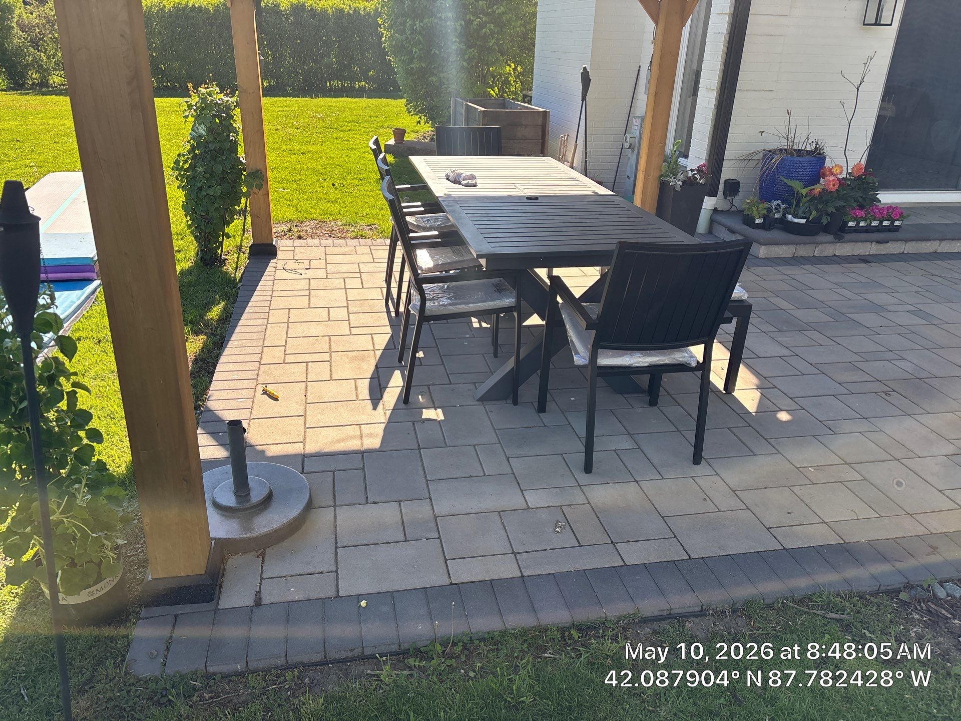Brick paver repair, cleaning and sealing by Northern Power Washing LLC.