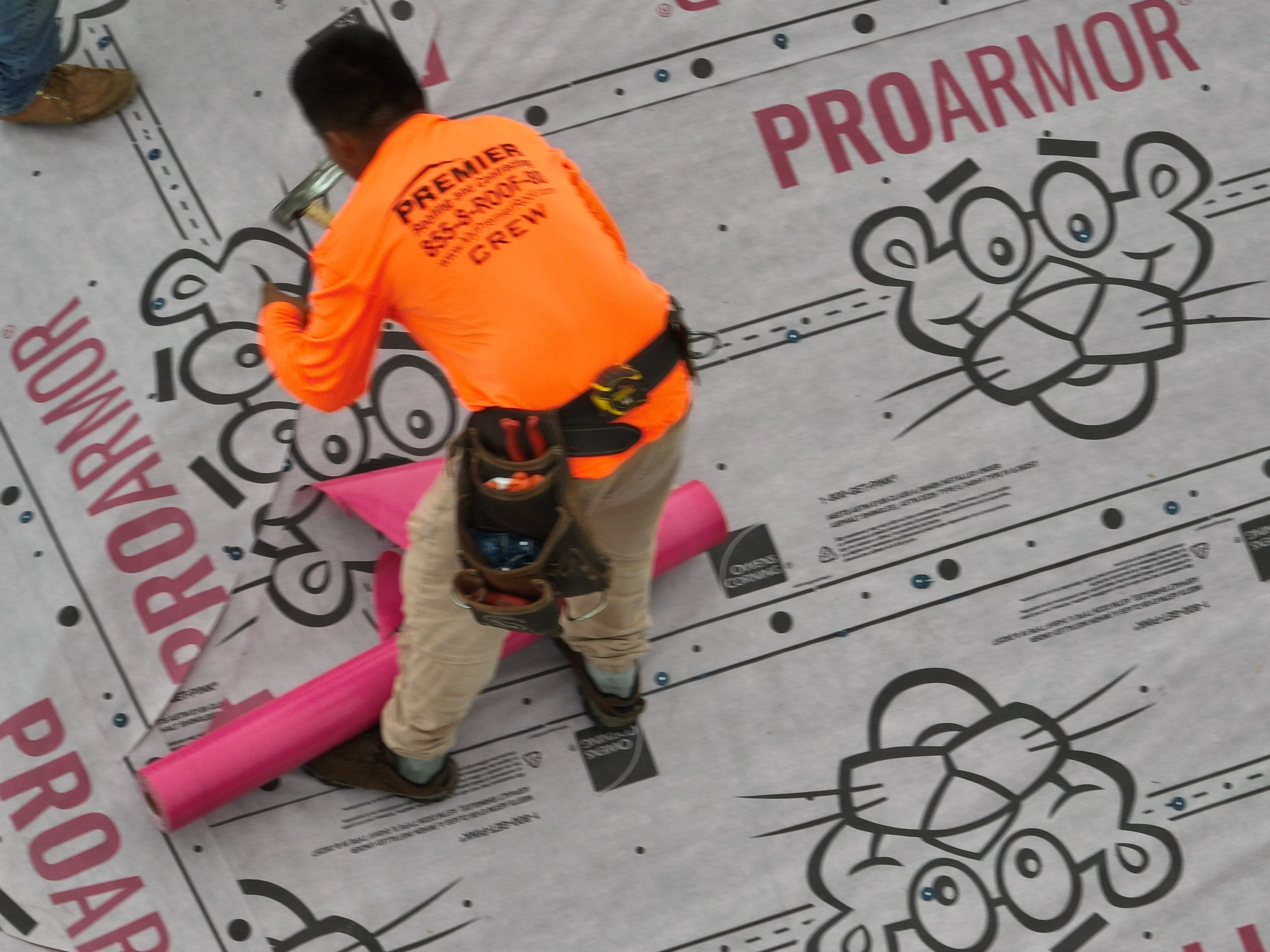 Residential Roof Replacement using Owens Corning Duration Shingles - Onyx Black by Premier Roofing and Contracting