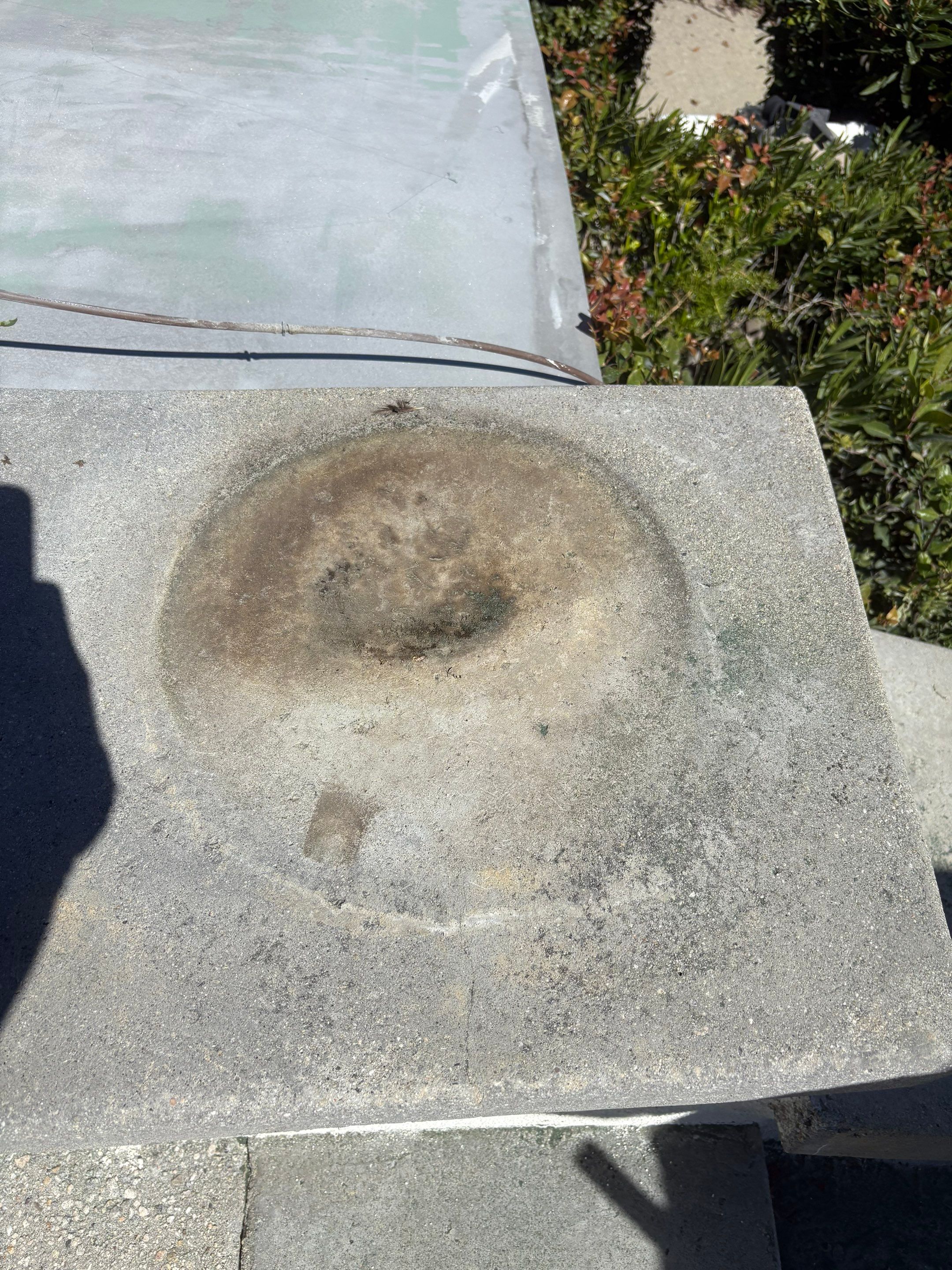 Sandblasting Concrete Back Patio In Calabasas, CA by La Power Washing Inc