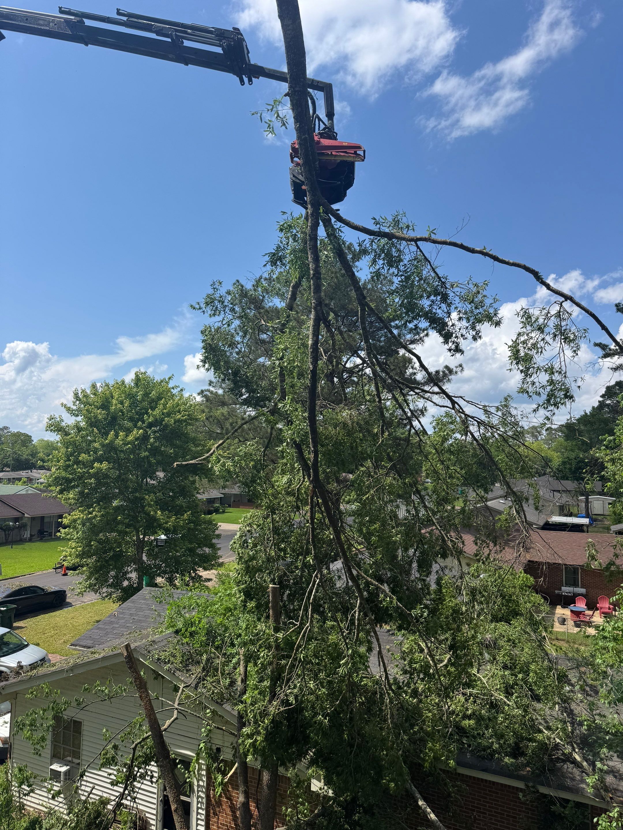 Disaster Relief Using 100-Ton Crane and DinoLift by American Arbor