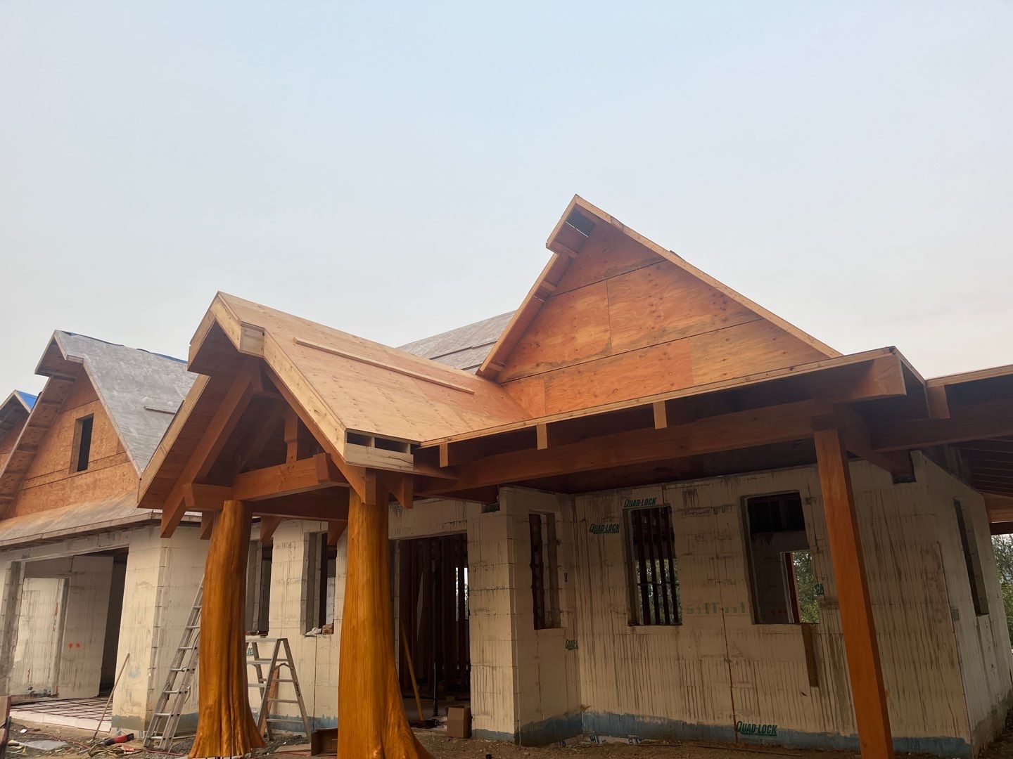 Residential Roofing Installation using 12" Prolok metal by Top Notch Roofing Inc