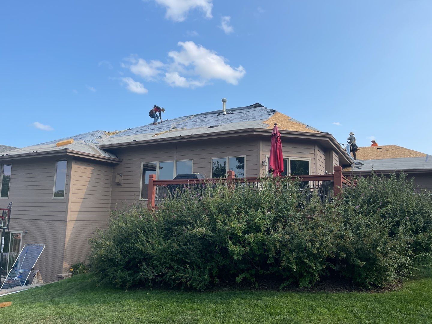 Residential Roofing Installation using Owens Corning Duration Driftwood by Lightning Exteriors
