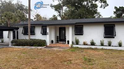 Impact Bahama Shutters in Jet Black