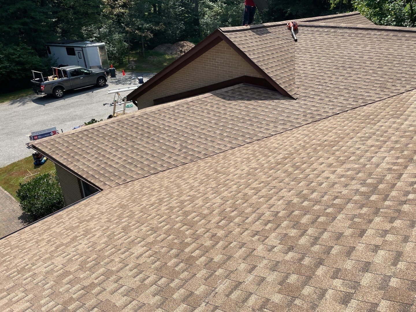 Roof Replacement using GAF Timberline HDZ by American Home Contractors