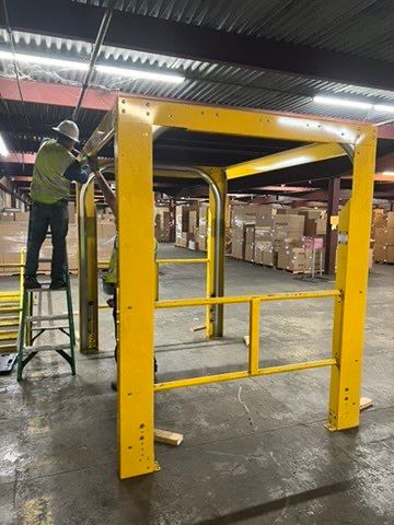 Second-Story Safety Gate Installation – AAF Flanders by S.W. Contracting & Consulting