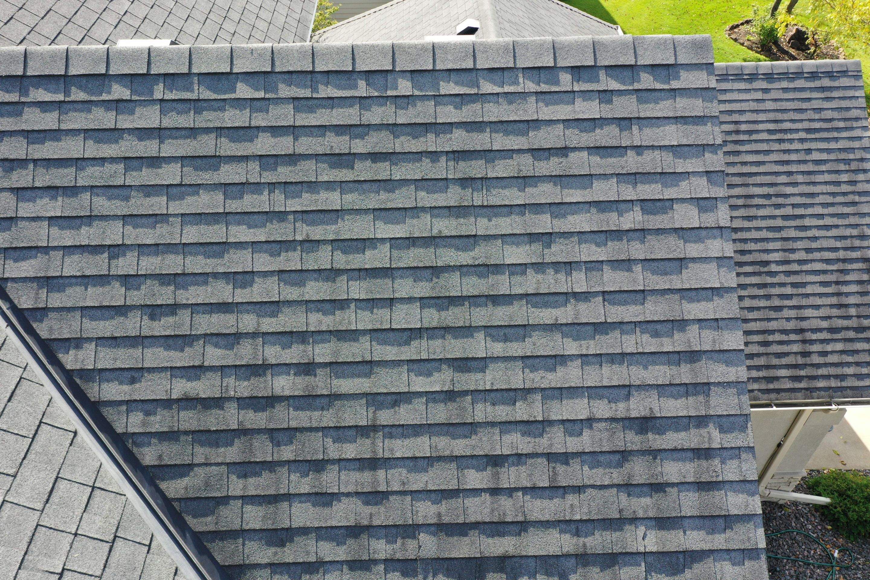 Residential Roofing Installation using Certainteed Landmark Moire Black by MODERN EXTERIOR SYSTEMS