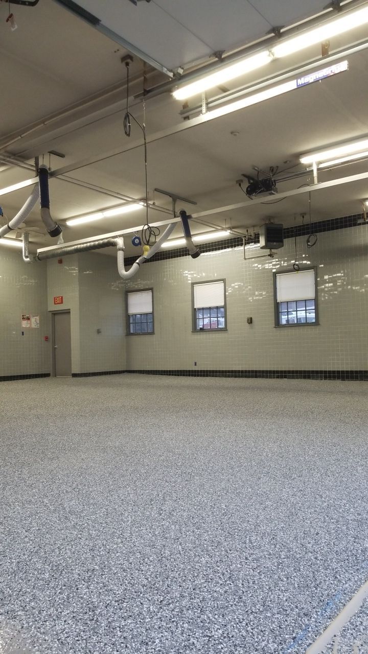 Dover Firehouse with their new Smoke Floor! by Spectrum Painting, LLC