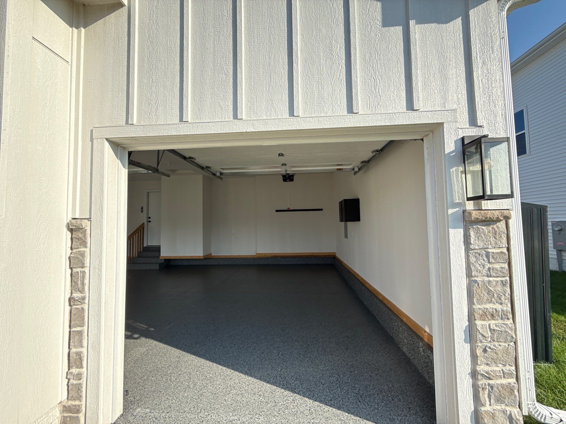 New Bondurant Garage Floor Coating by Revival Concrete Coatings, LLC