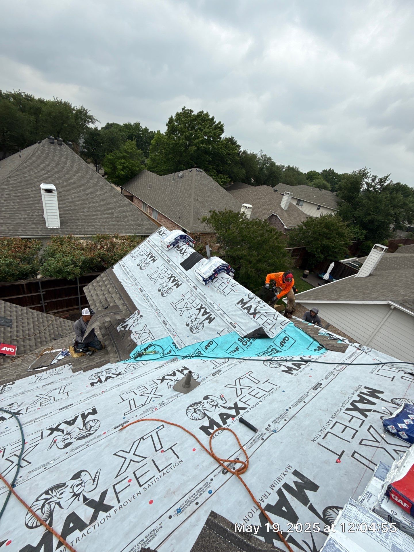 Residential Roof Replacement using GAF HDZ - Weathered Wood by Elite Roofing LLC