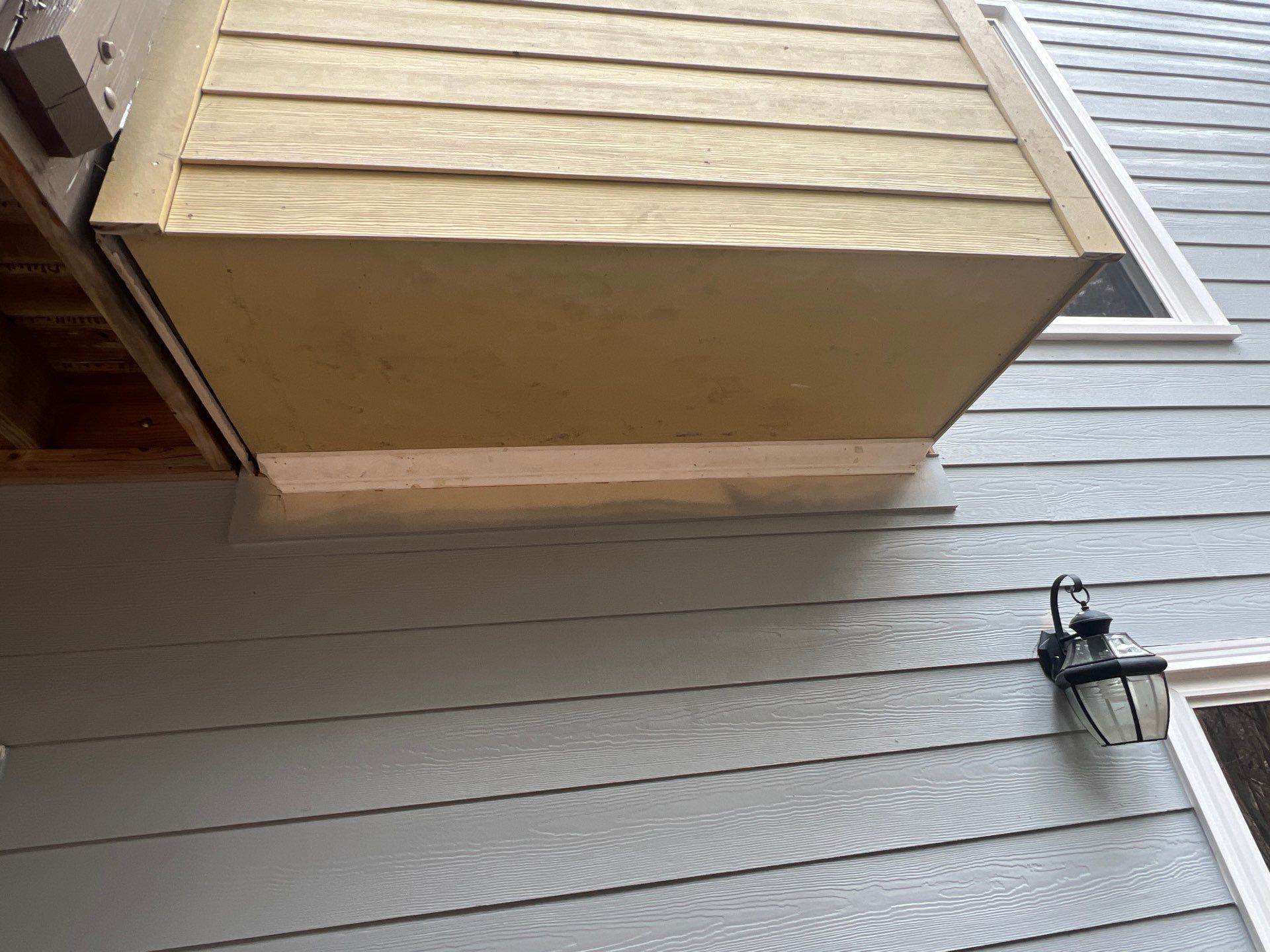 Chimney Siding Reconstruction and Full Exterior Painting in Marietta by Swift Home Renovations