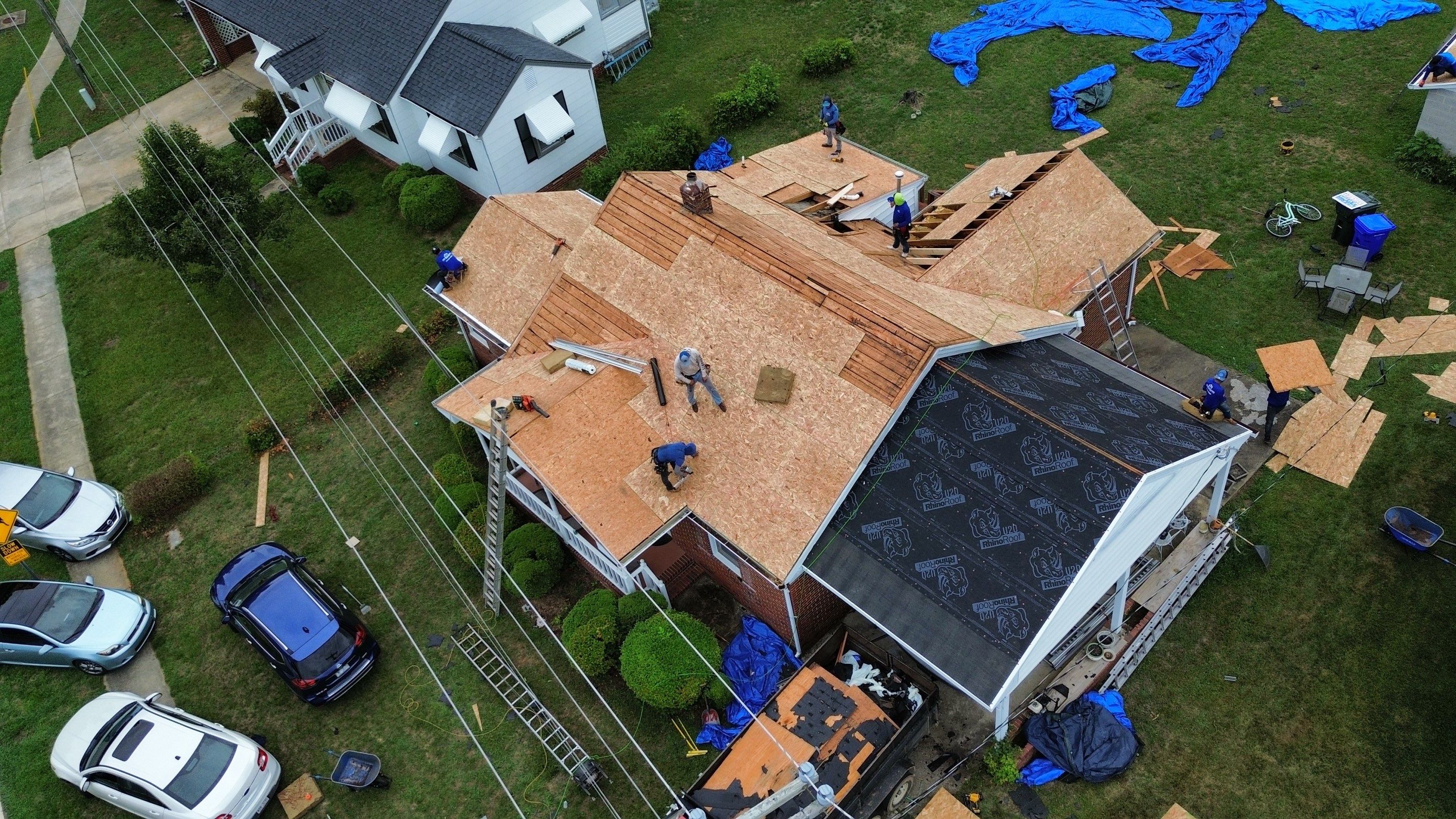 Complete Roofing System Replacement & Structural Decking Repairs by Carolina Professional Roofing, Inc  