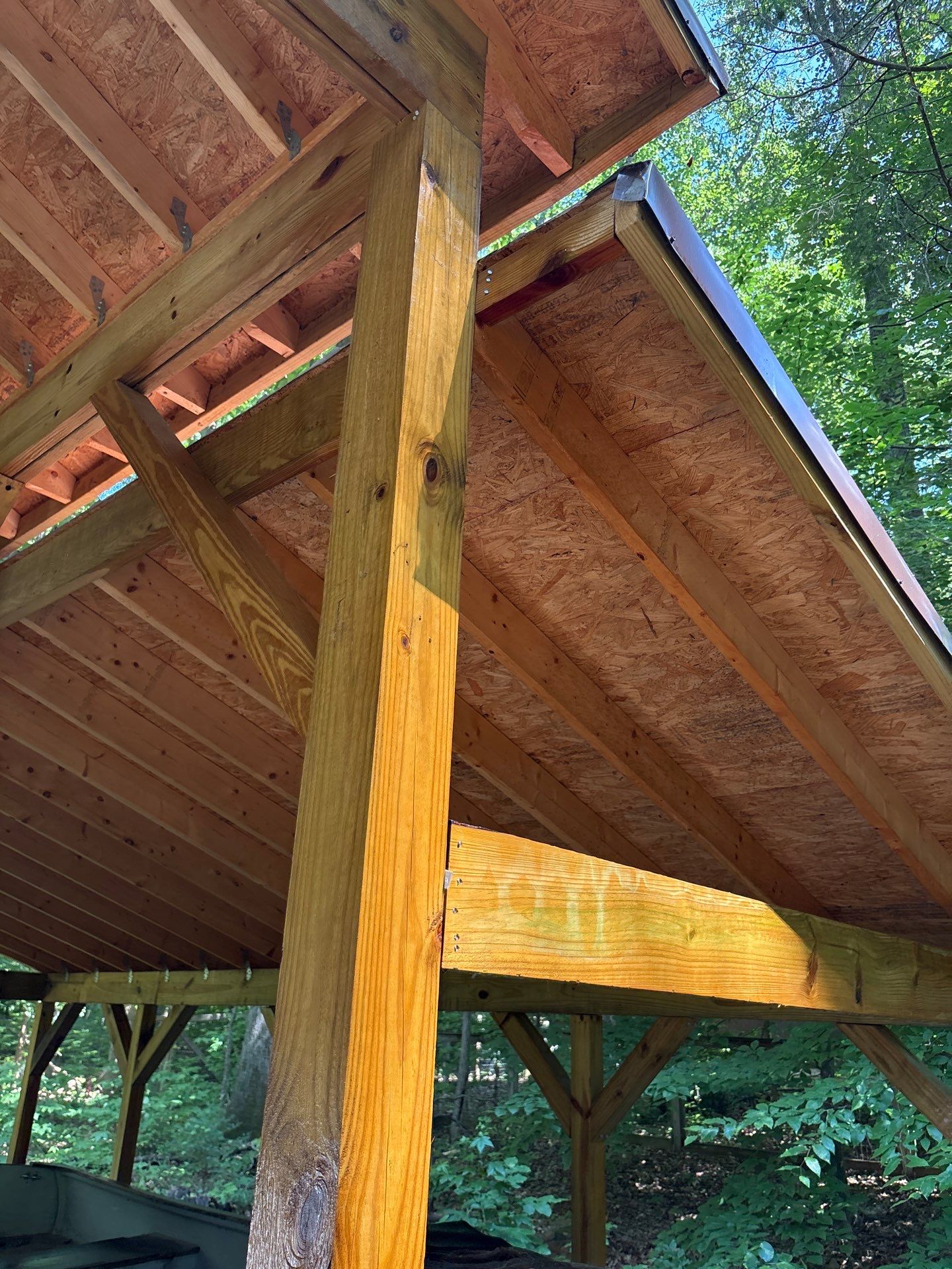 Deck using Wood Sealant and Concrete Using Concrete Sealant by DuraSeal