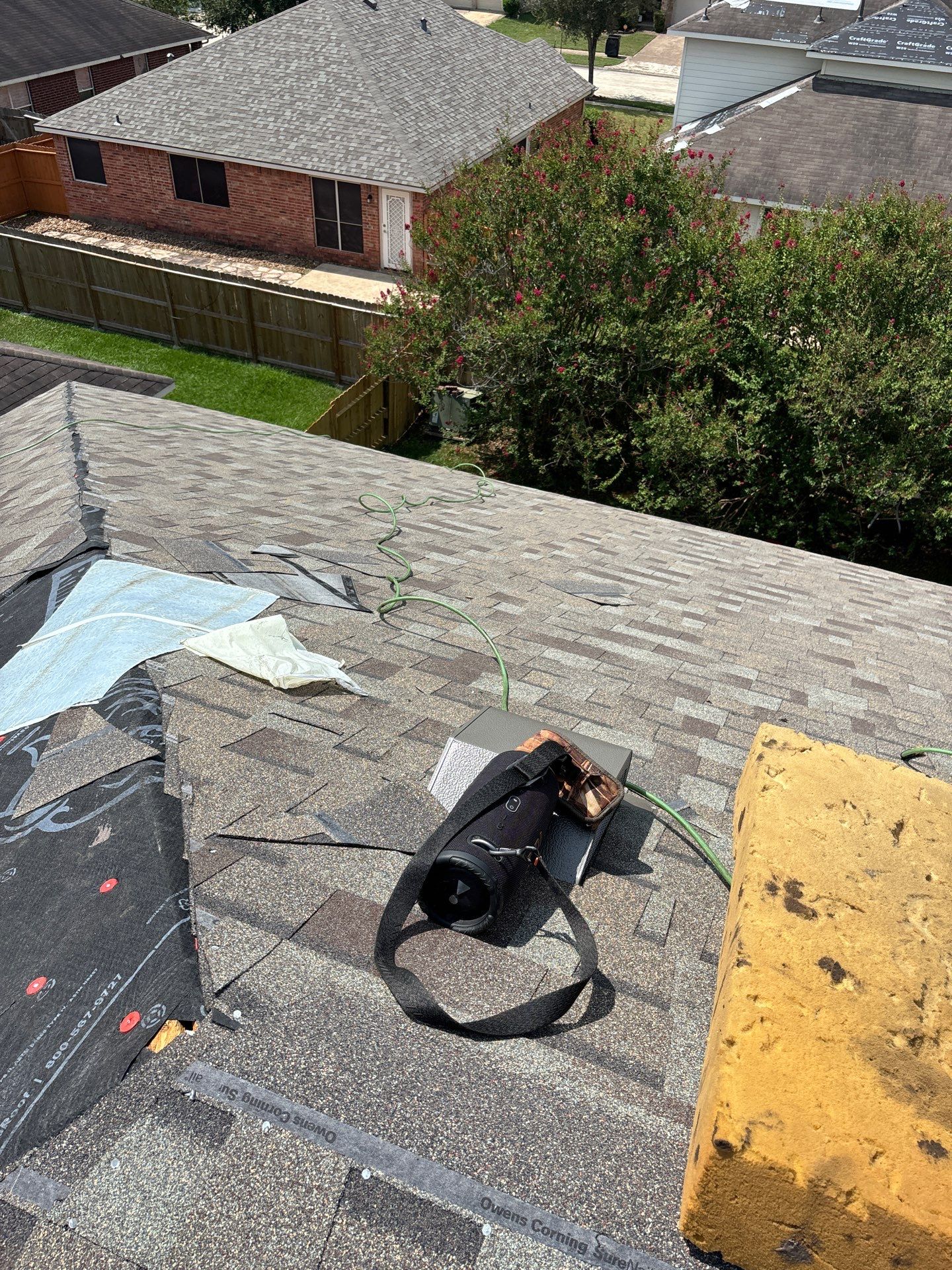 Residential Roofing Installation using Owen's Corning Duration (Lifetime) Shingles by Roof Repair Company