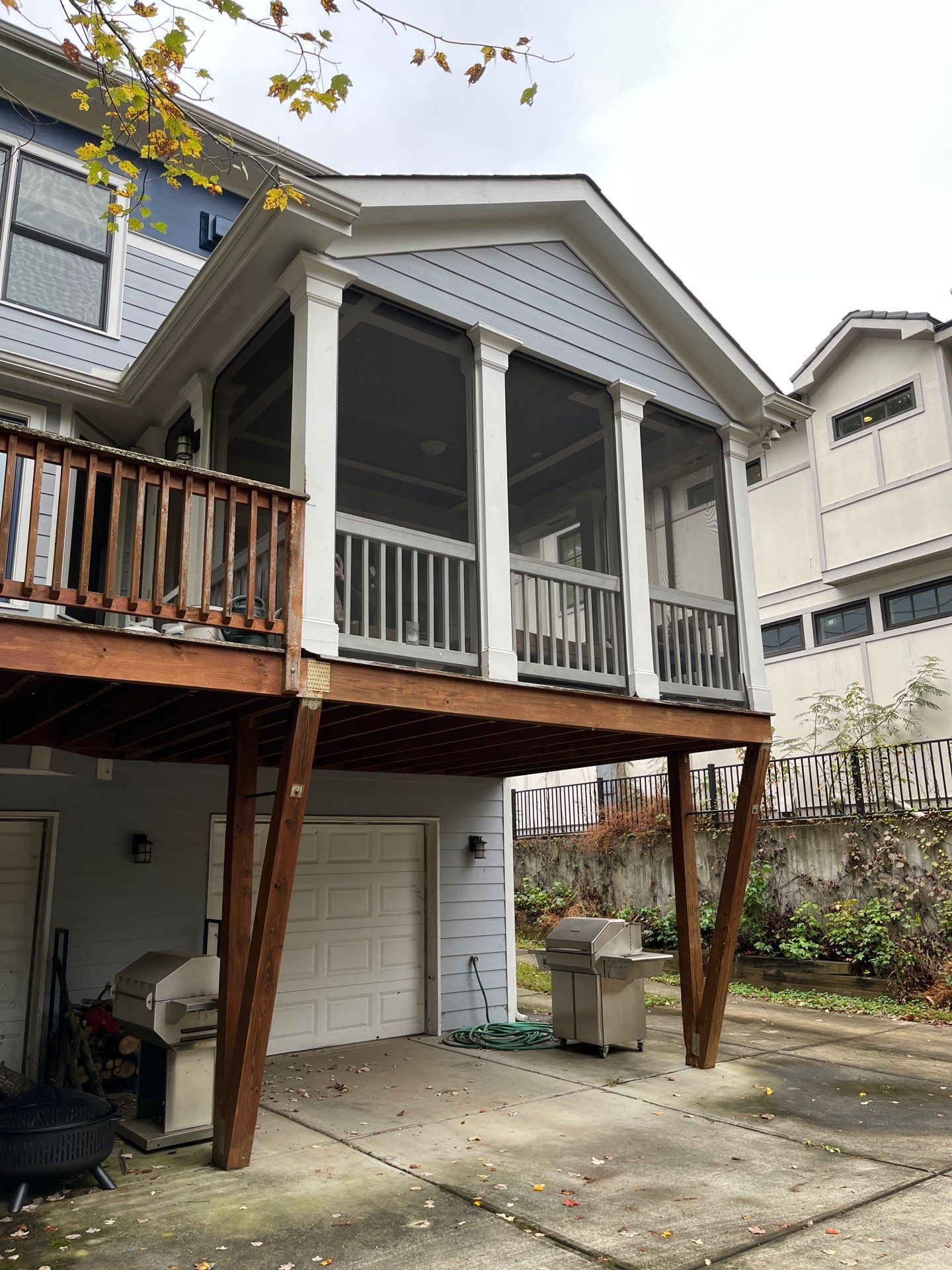 Decatur Deck Rebuild using Pressure Treated Pine by Nelson Exteriors 