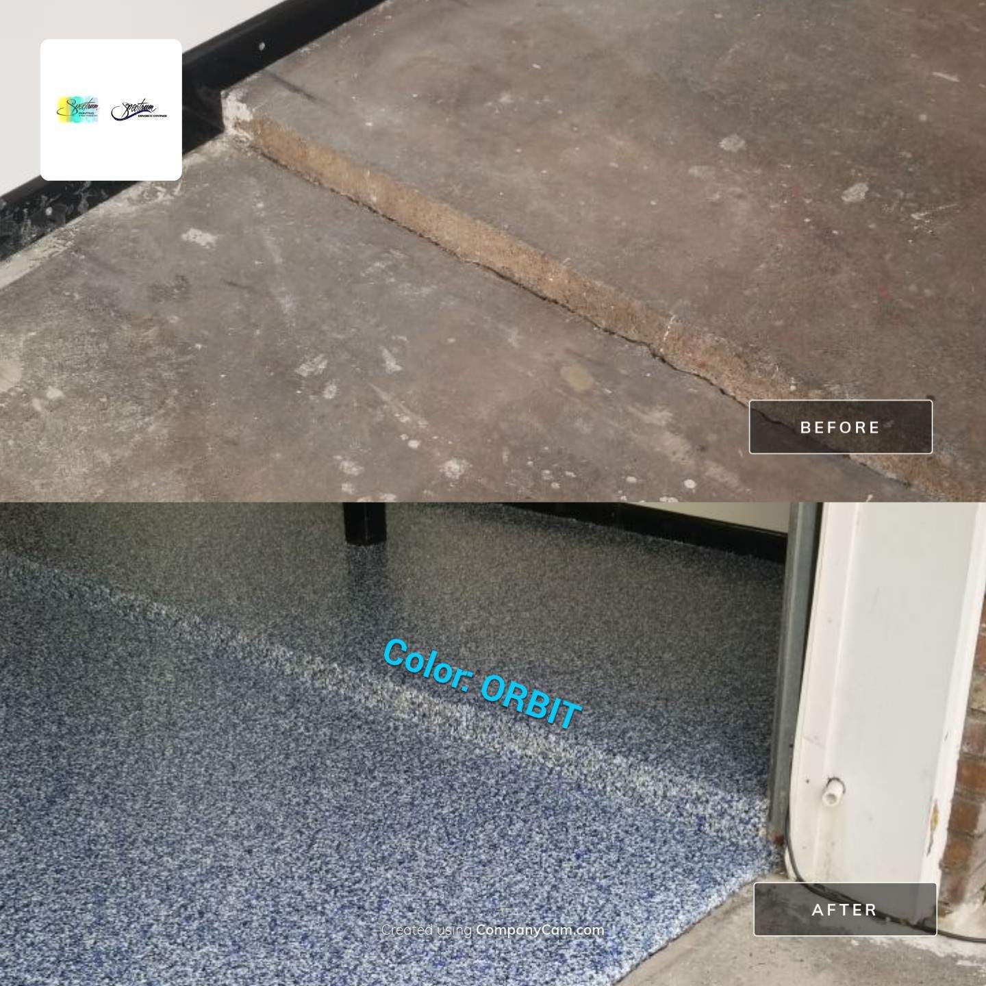 Installers have Feline supervision by Spectrum Painting, LLC