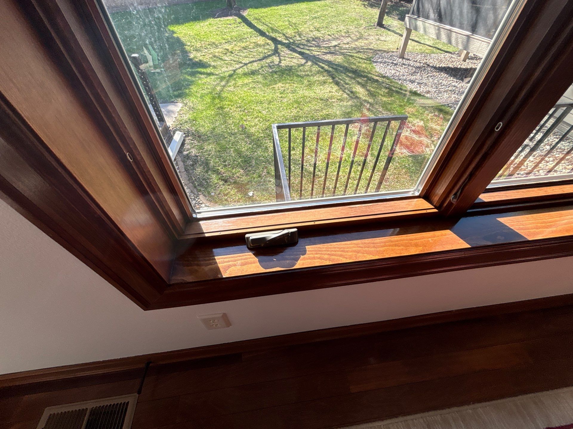 Interior Wood Window Trim and Door Frame Finishing in Sioux Falls by Select Painting, Coatings & Garage Cabinets