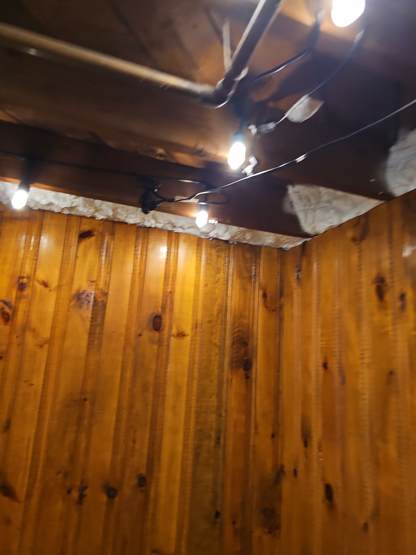 Attic Insulation using open cell spray foam by NYS Foam & Energy
