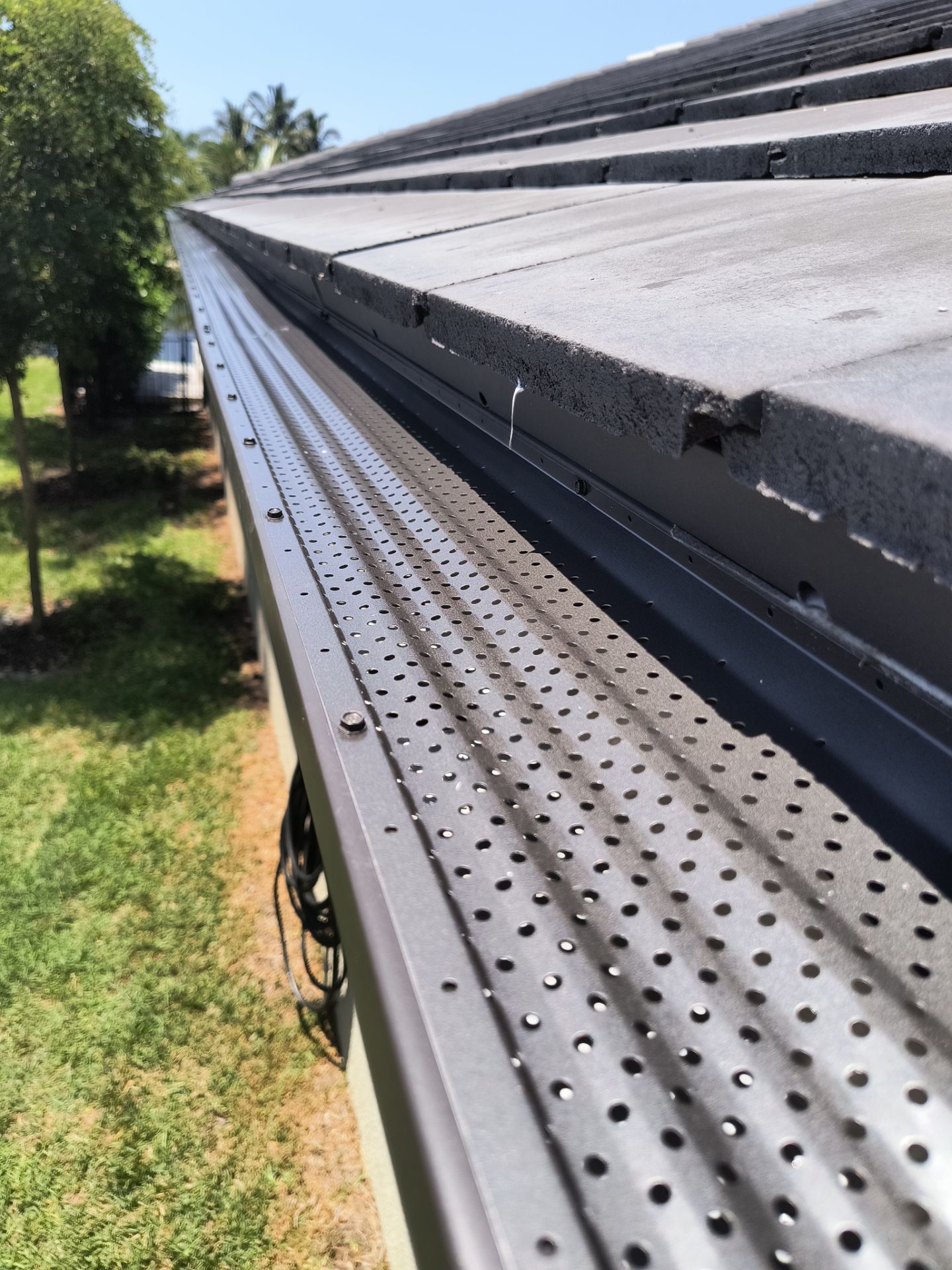 Musket Brown 6-inch Gutters in Cape Coral FL by Gutter Professors