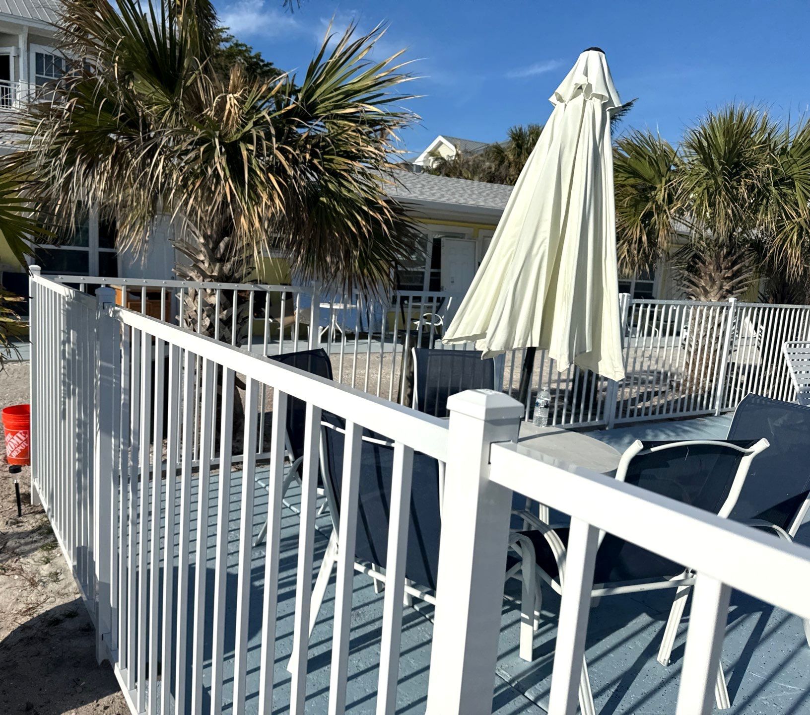 Aluminum Fence Installation using 2-Rail 4ft White Aluminum Fence by Asap fence and gates, LLC