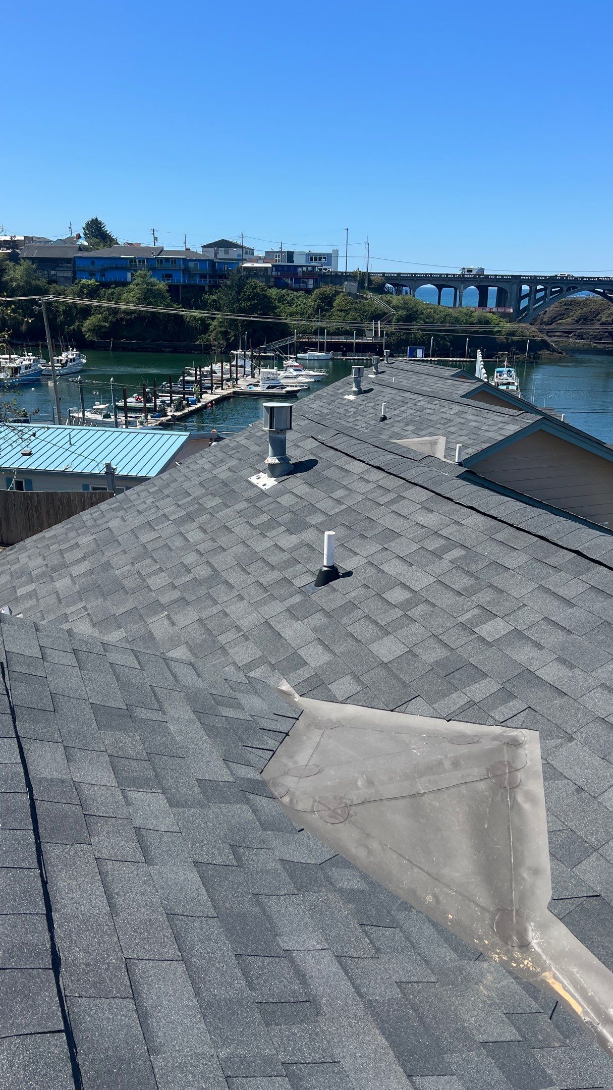 Residential Roofing Installation using Malarkey Highlander with Vented Ridge by Orezona Building & Roofing Company, Inc.