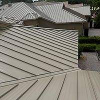 24ga 1.5" Snap-Lock Sierra Tan by Total Roofing System The Metal Roof Experts