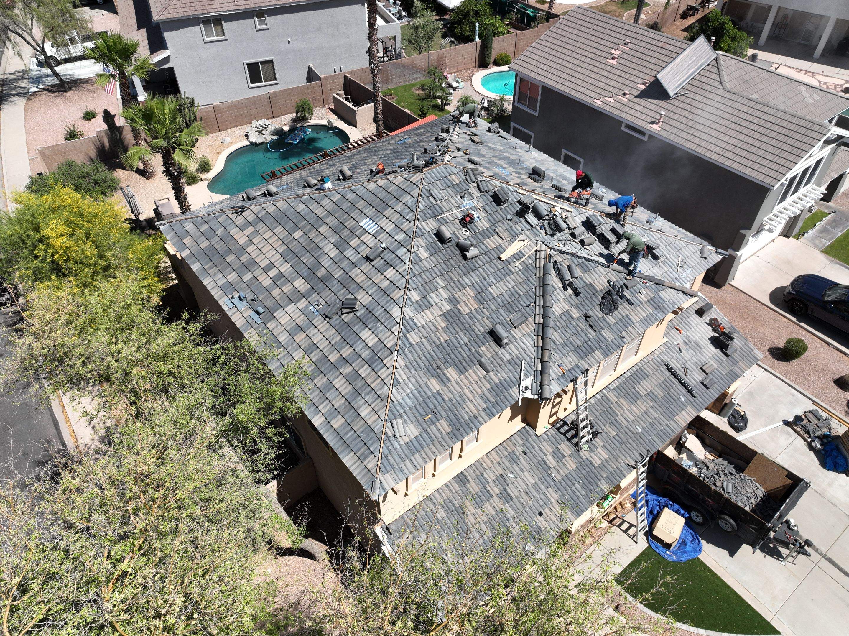 Tile Re-roof  by Mighty Dog Roofing East Valley