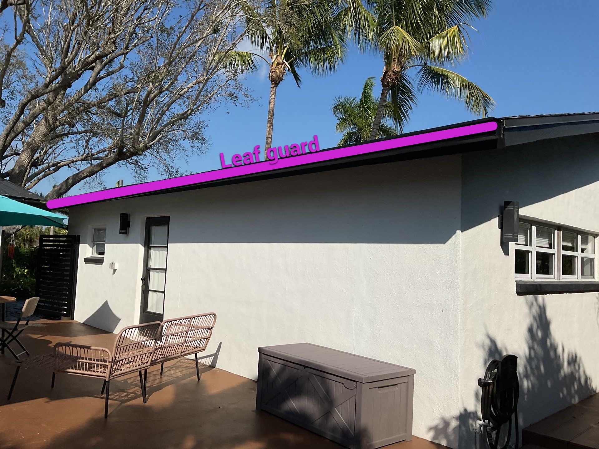 Black Gutter Guard Gutter Installation in Fort Myers FL by Gutter Professors