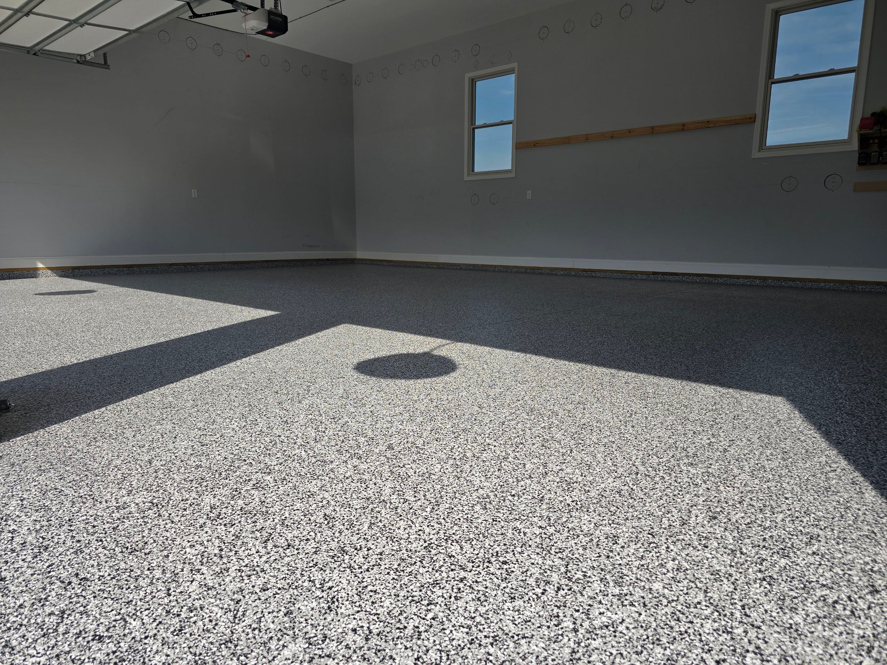 Garage using Domino by Elite Floor Solutions
