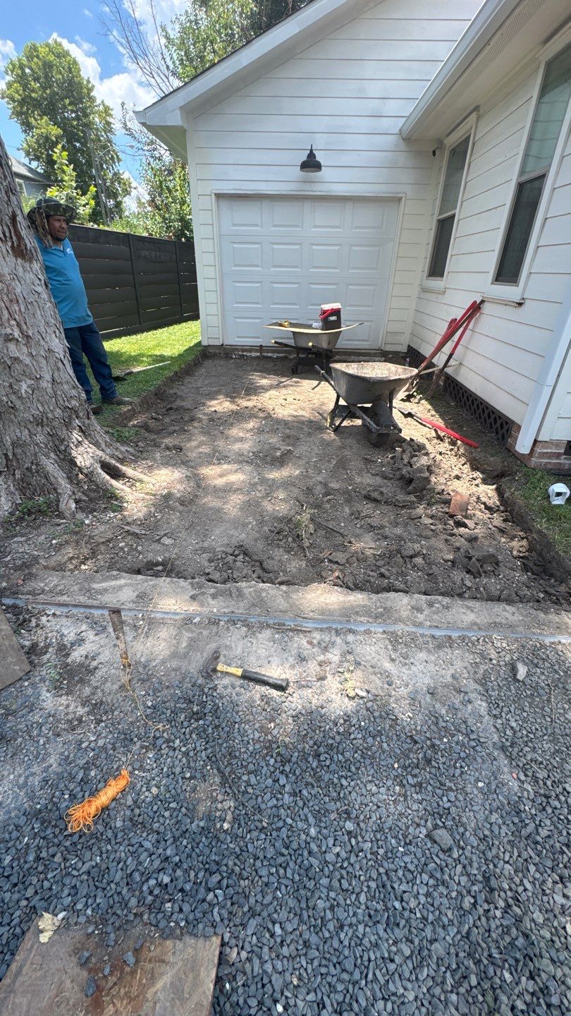 π Driveway & Drainage Transformation by Texas Urban Elements
