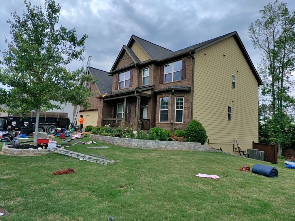 Residential Roofing Installation using Owens Corning TruDef Peppermill Gray by Inspector Roofing and Restoration