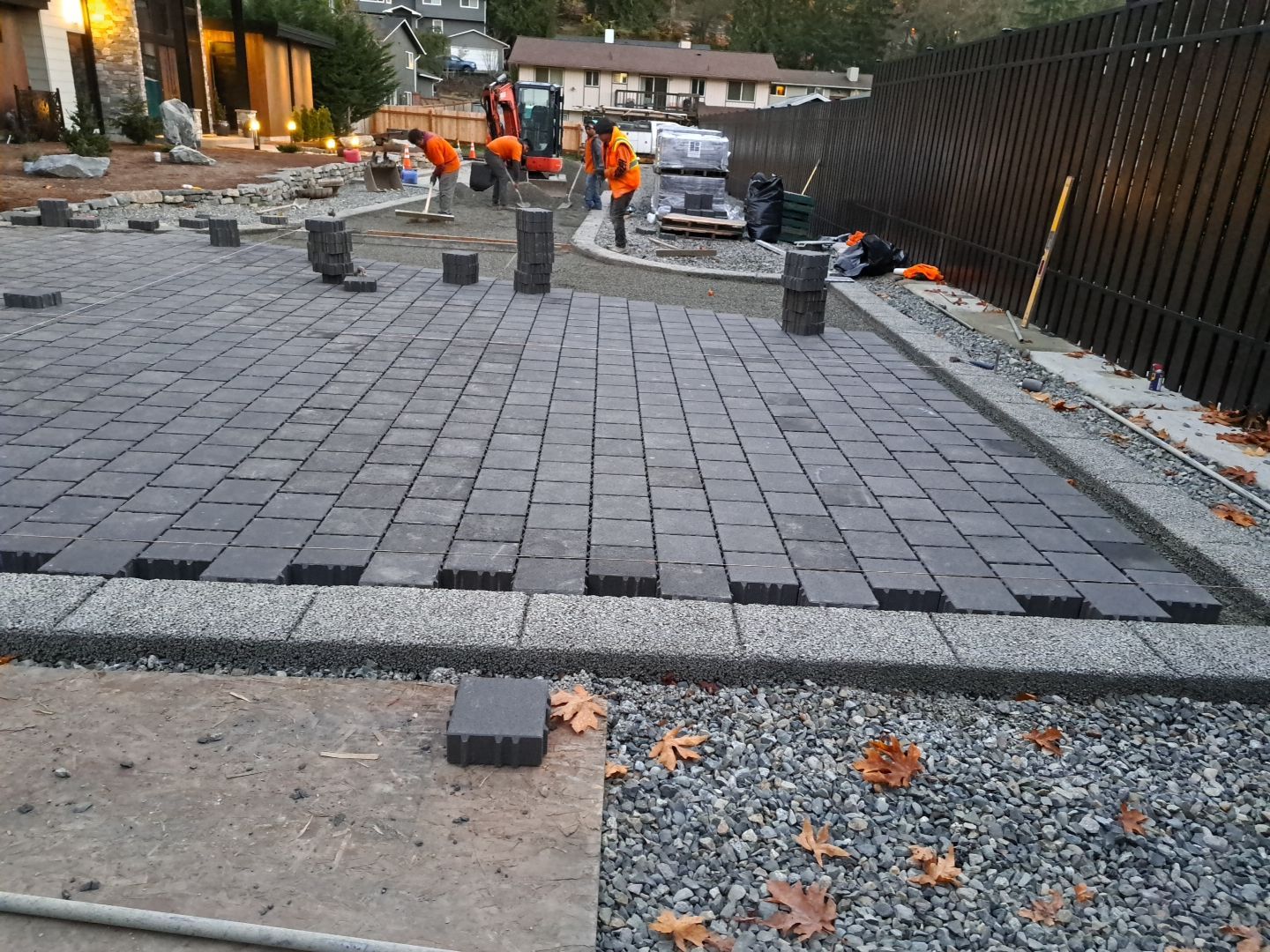 Permeable Pavers Driveway by Jireh Asphalt & Concrete Inc 