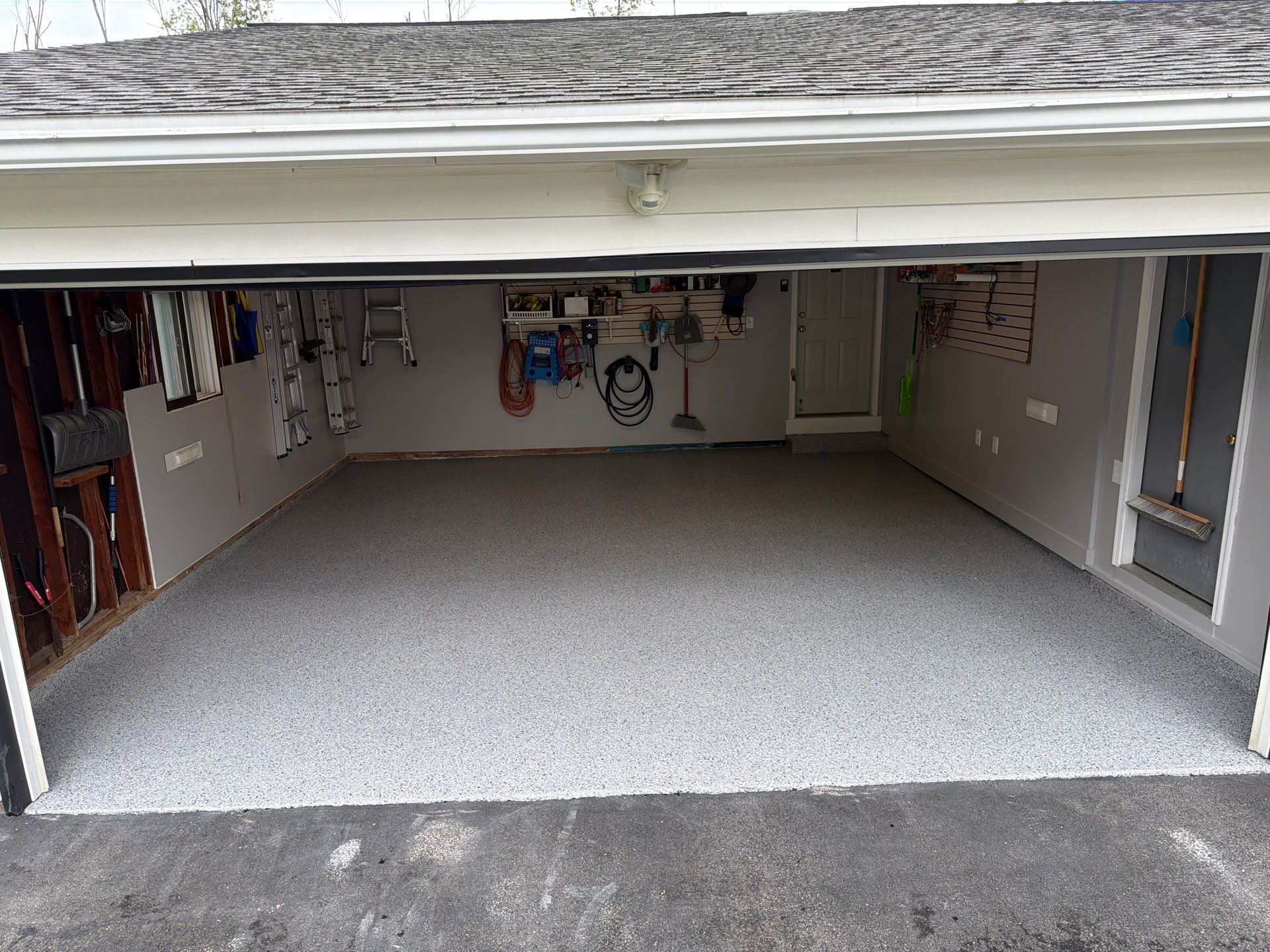 Vintage Silverado Garage Coating by NG Masonry & Construction LLC