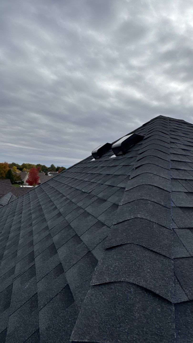 Residential Roofing Installation using GAF Timberline HDZ Charcoal by Nitro Roofing and Construction
