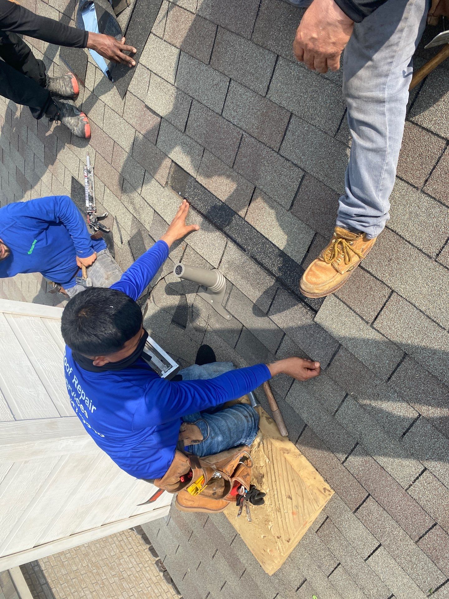 Hail Damage using Owen's Corning Duration (Lifetime) Shingles by Roof Repair Company