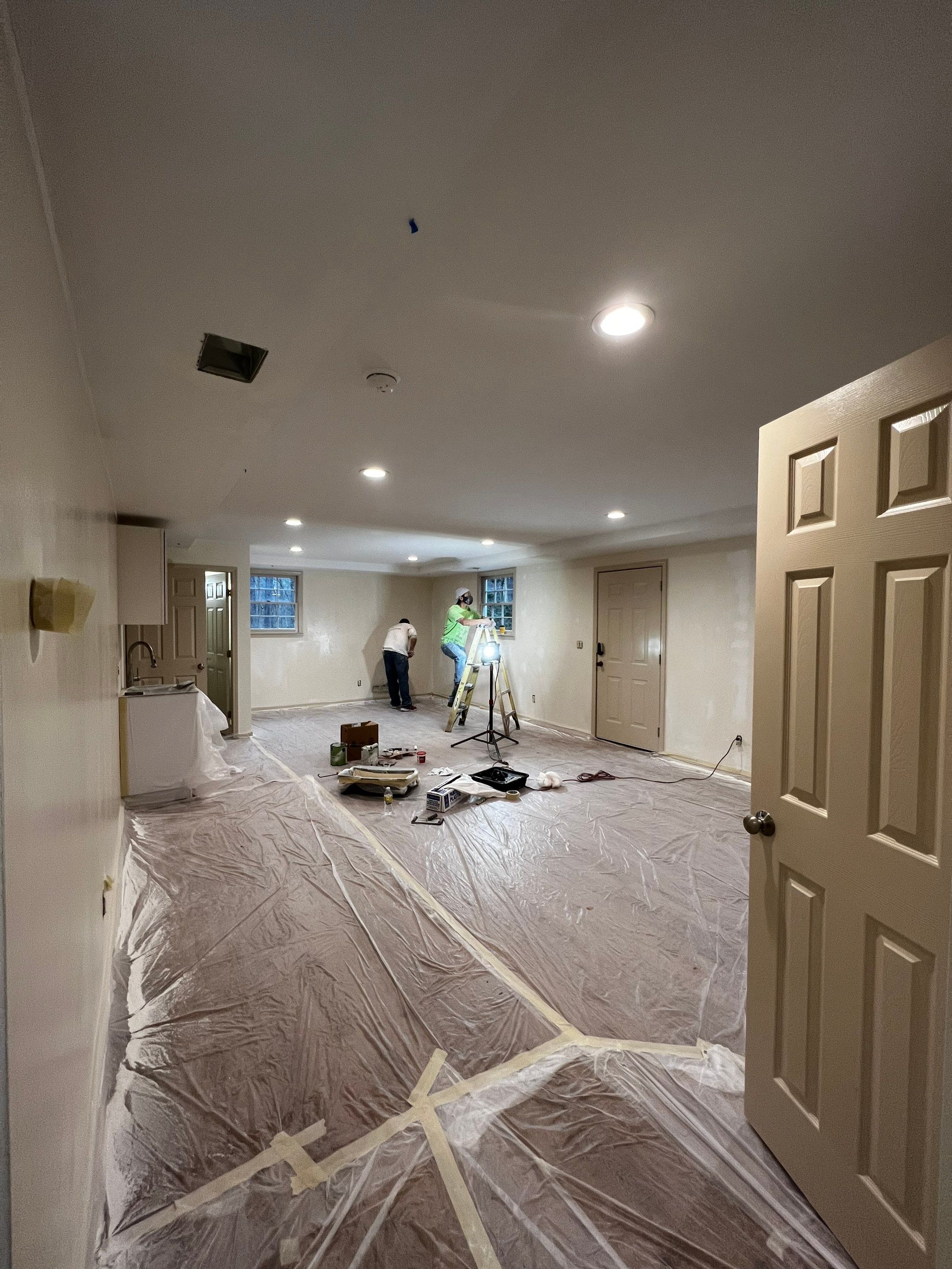 Full Basement Remodeling with Kitchenette and Bathroom in Norcross by Swift Home Renovations