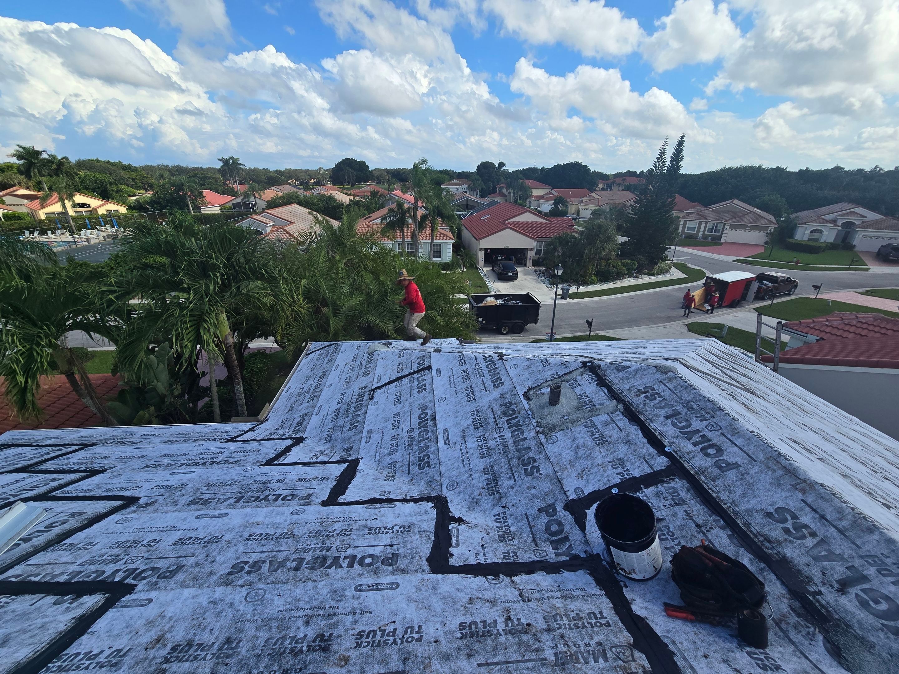 Tile Reroof in Boca Raton by Roofing Recovery