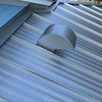 .032 Aluminum 1.5" Mechanical Seam Silver Metallic