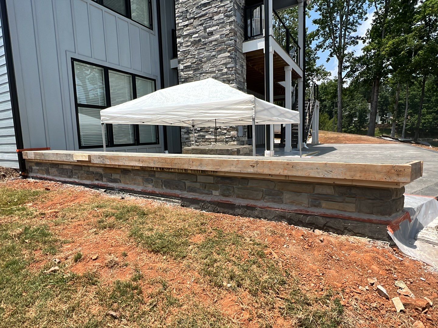 Stamped Concrete Patio by Xtreme Concrete Services