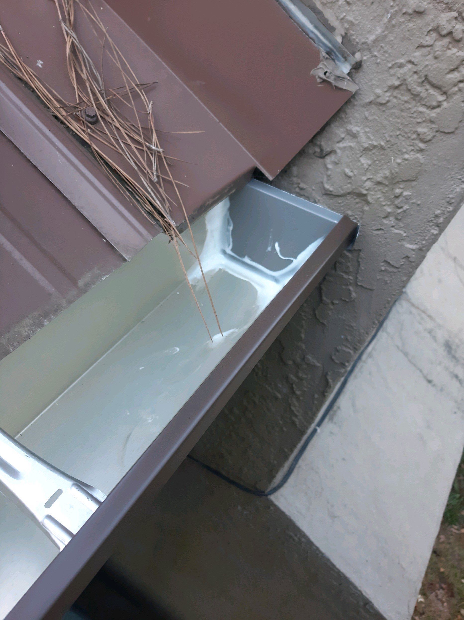 Gutter Installation using Royal Brown K-Style Seamless Gutters and LeafBlaster Pro Gutter Guards by Gutter Professors