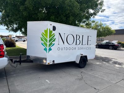 Fleet Branding and Vehicle Graphics for Noble Outdoor Services by City Signs