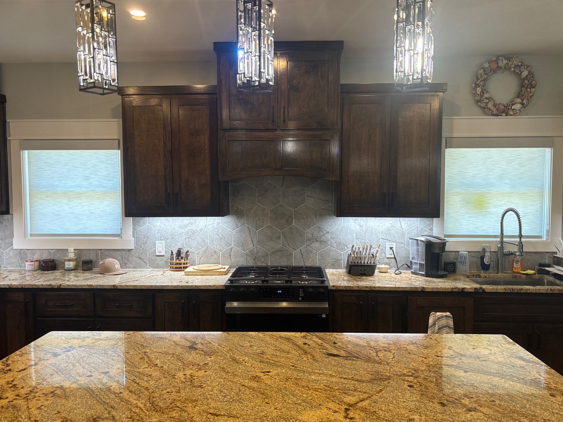 NWF Faux Wood Blinds and SWF Roller Shades by Budget Blinds of Greater Corpus Christi