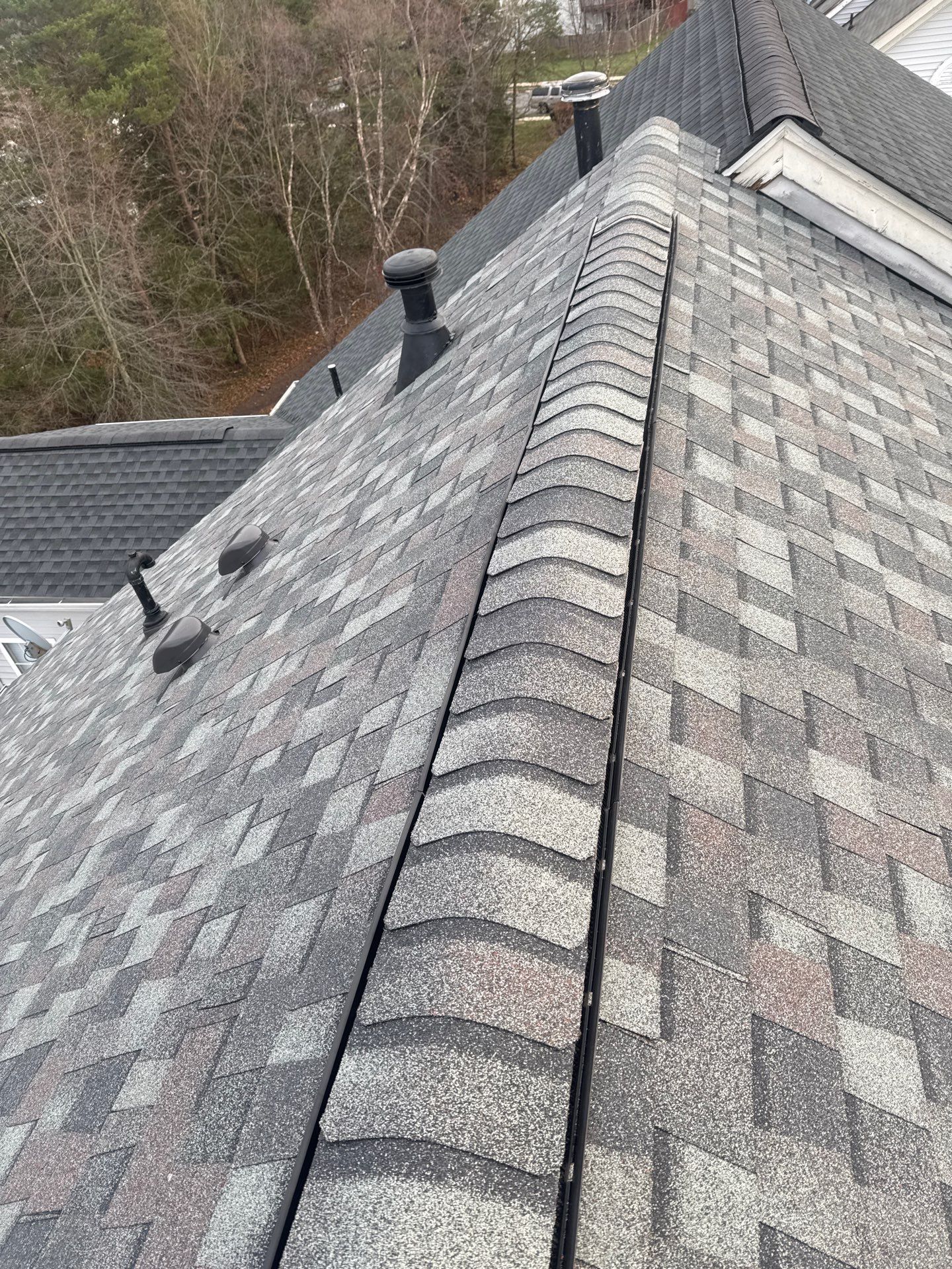 Bristow: Residential Roof Replacement with CertainTeed Landmark Pro in Max Def Colonial Slate by RM Banning, Inc.