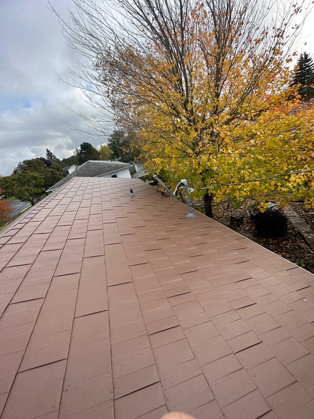 Residential Roofing Installation using Wakefield Bridge Steel Shingle by Ideal Steel by Artisan Roofing & Home Improvements Inc.