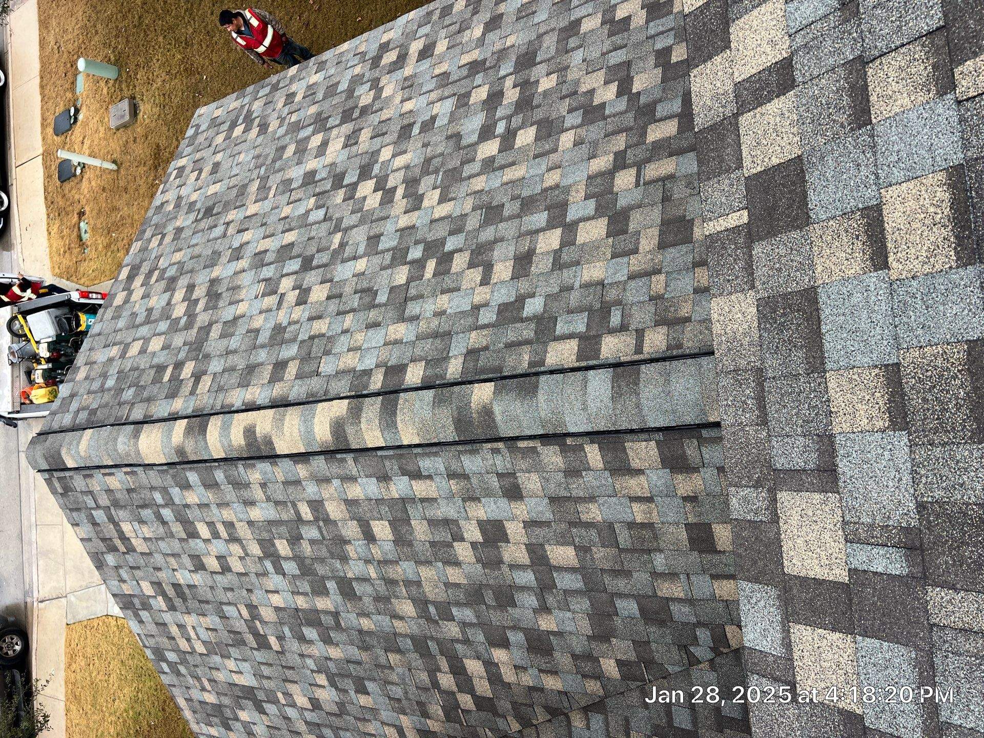 Residential Roofing Installation using IKO Dynasty Cornerstone WWD Class 3 Impact Resistant by Lightning Exteriors