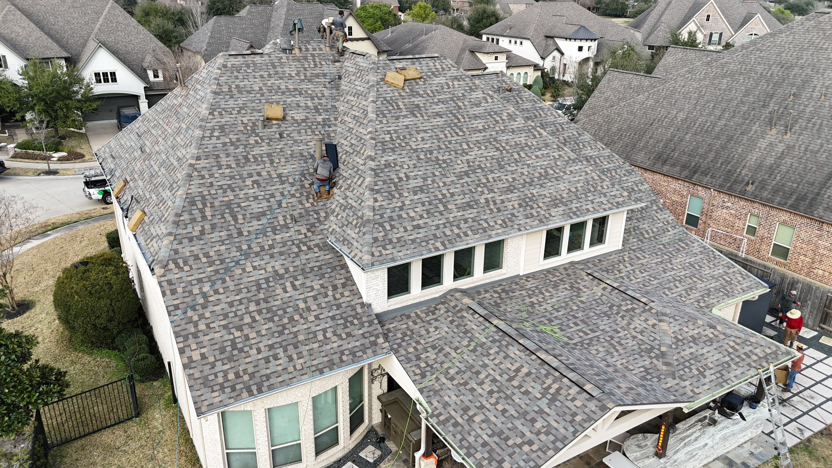 Roof Replacement in Cypress after Customer sustained Hail Damage! by Core Four Roofing