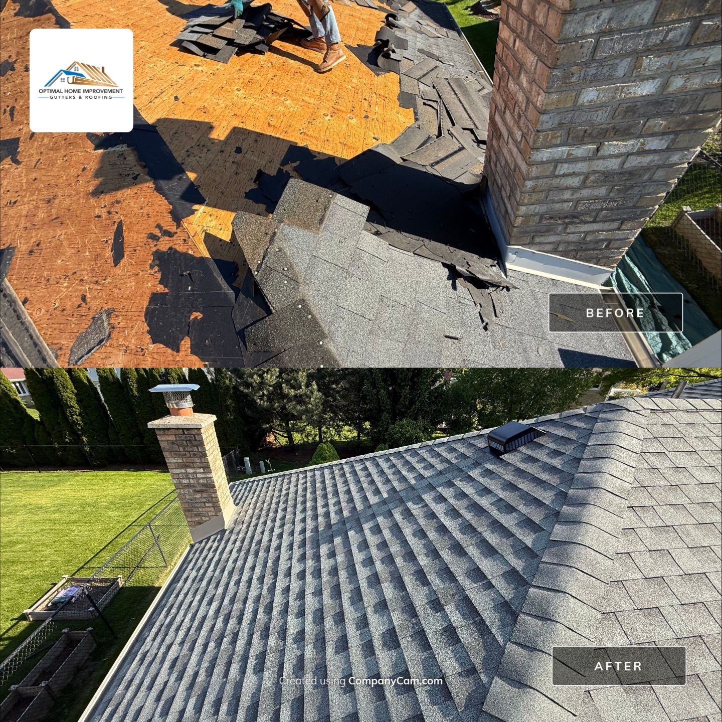 Roof, gutters and siding by Optimal Home Improvement 