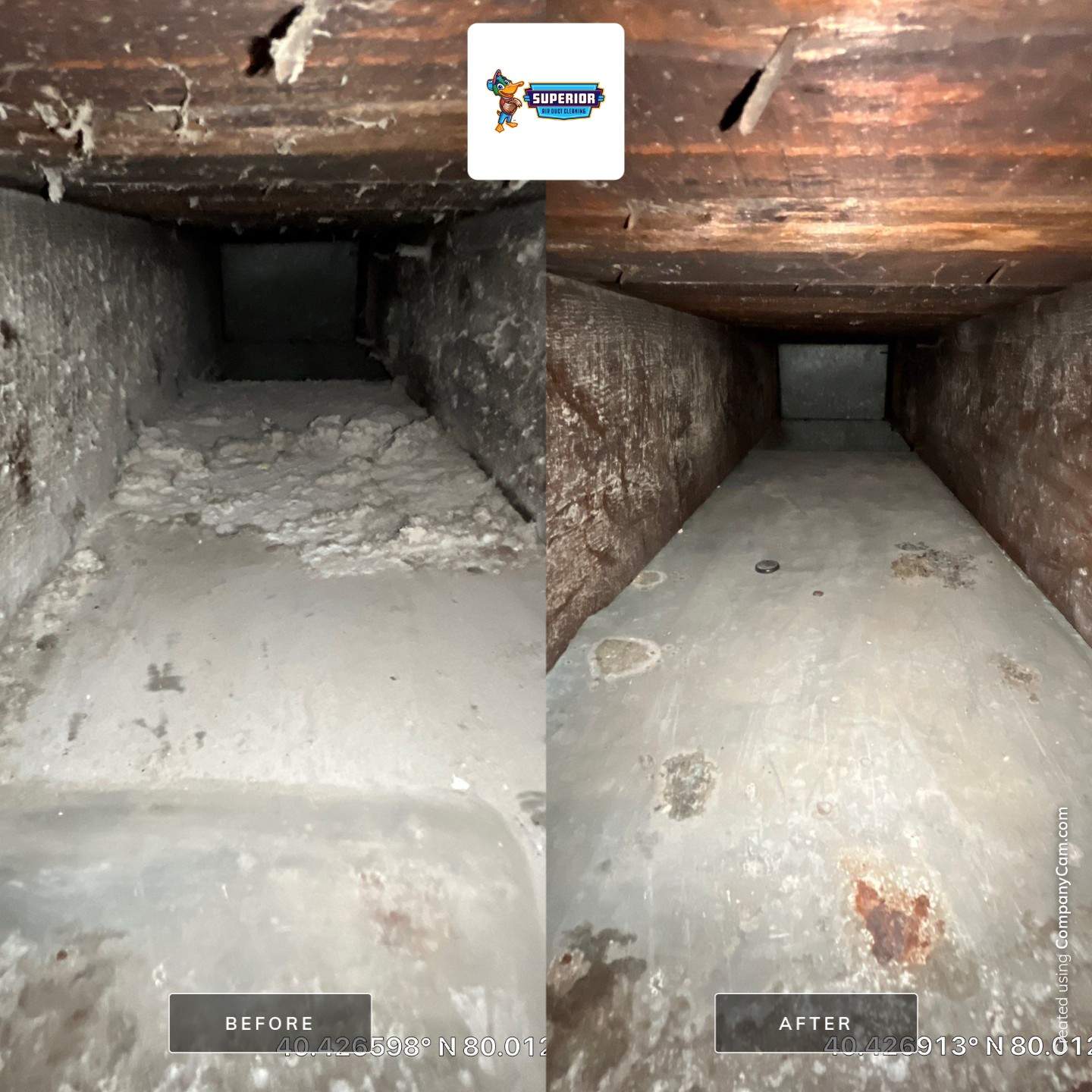 Air Duct Cleaning With a Vacuum Truck in Pittsburgh, PA by Superior Air Duct Cleaning